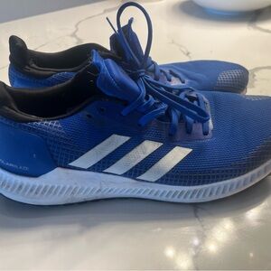 Adidas Men's Blue and White Athletic Shoes